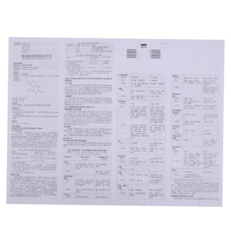 替莫唑胺胶囊(泰道)包装侧面图3