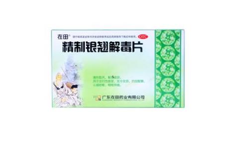 精制银翘解毒片(在田)主图 精制银翘解毒片(在田)主图