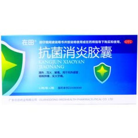 抗菌消炎胶囊(在田)包装主图 抗菌消炎胶囊(在田)包装主图