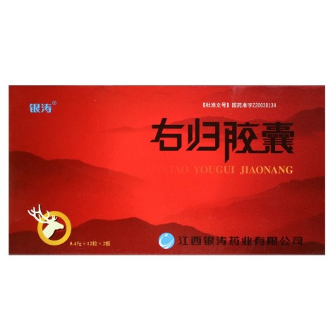 右归胶囊(银涛)包装主图 右归胶囊(银涛)包装主图
