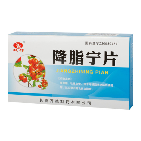 降脂宁片(双佰)包装主图 降脂宁片(双佰)包装主图