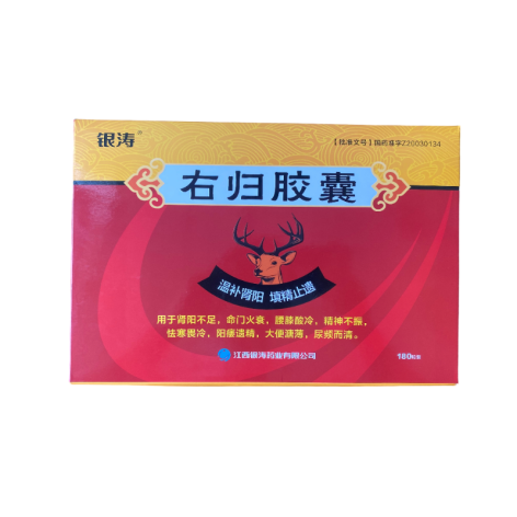 右归胶囊(银涛)包装主图 右归胶囊(银涛)包装主图