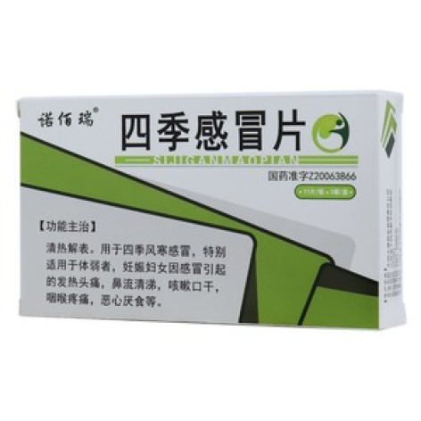 四季感冒片(诺佰瑞)包装主图