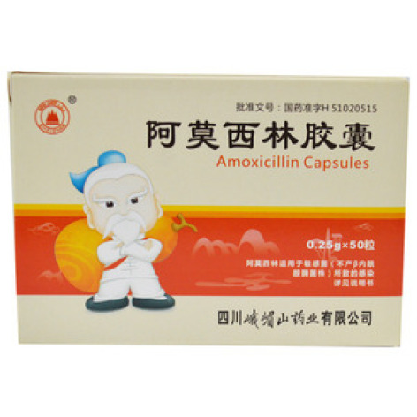 阿莫西林胶囊(九威蓉)包装主图