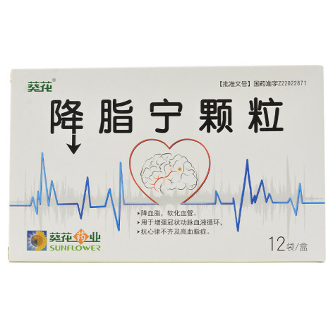 降脂宁颗粒(葵花)包装主图 降脂宁颗粒(葵花)包装主图