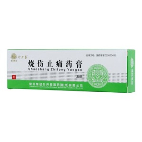 烧伤止痛药膏(叶开泰)包装主图 烧伤止痛药膏(叶开泰)包装主图