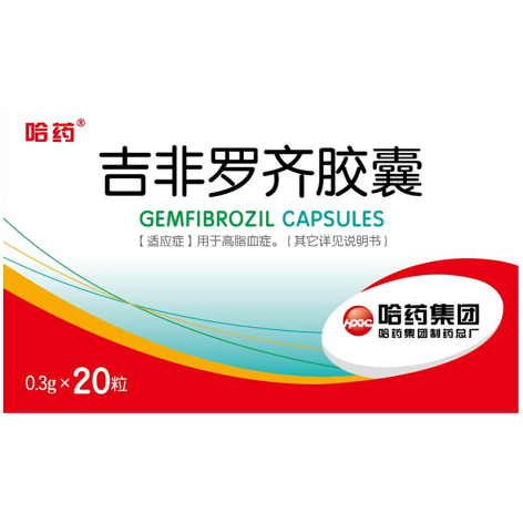 吉非罗齐胶囊(哈药)包装主图 吉非罗齐胶囊(哈药)包装主图