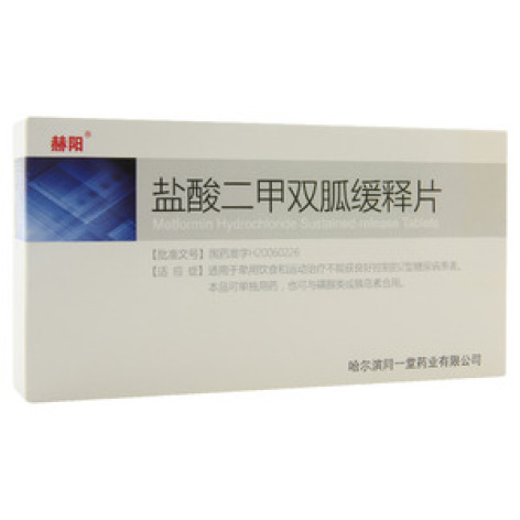 盐酸二甲双胍缓释片(中大)包装主图