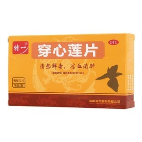 穿心莲片(特一)包装主图