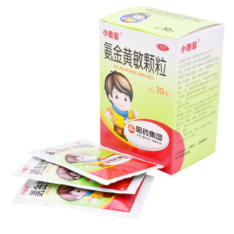 氨金黄敏颗粒(小泰菲)包装侧面图5 氨金黄敏颗粒(小泰菲)包装侧面图5