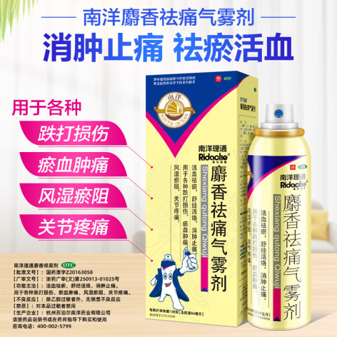 麝香祛痛气雾剂(南洋理通)包装主图