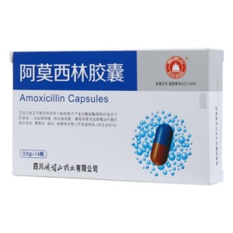 阿莫西林胶囊(峨嵋山)包装主图