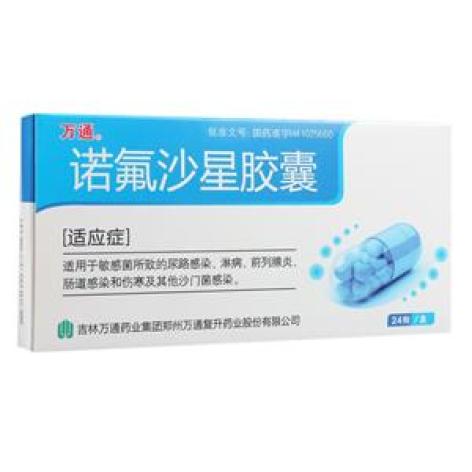 诺氟沙星胶囊(万通)包装主图