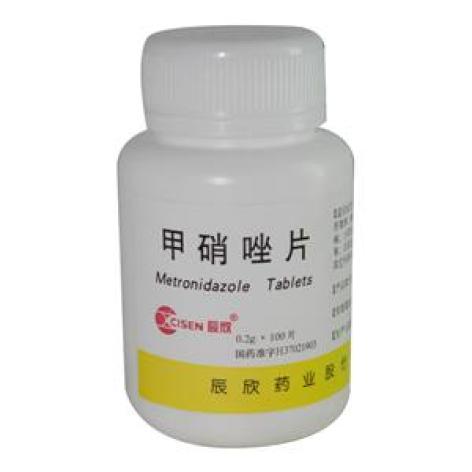 甲硝唑片(辰欣)包装主图 甲硝唑片(辰欣)包装主图
