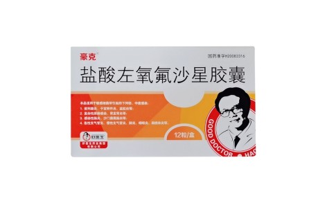 盐酸左氧氟沙星胶囊(豪克)主图