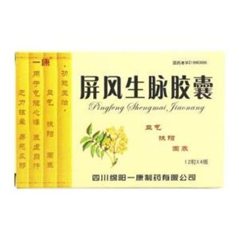 屏风生脉胶囊(一康)包装主图 屏风生脉胶囊(一康)包装主图