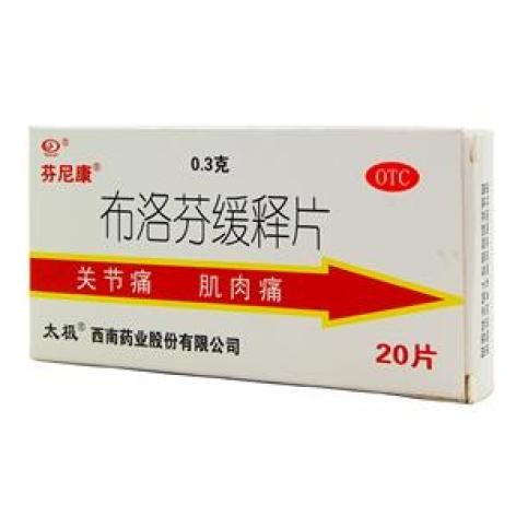 布洛芬缓释片(芬尼康)包装主图
