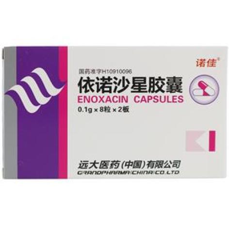 依诺沙星胶囊(诺佳)包装主图 依诺沙星胶囊(诺佳)包装主图