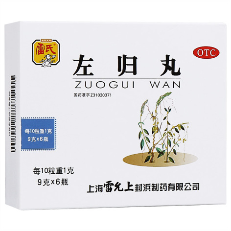 左归丸(雷氏)包装侧面图2 左归丸(雷氏)包装侧面图2