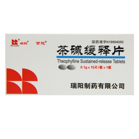 茶碱缓释片(瑞阳元康)包装主图 茶碱缓释片(瑞阳元康)包装主图