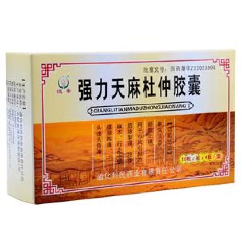 强力天麻杜仲胶囊(恒帝)包装主图 强力天麻杜仲胶囊(恒帝)包装主图