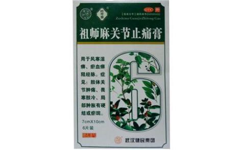 祖师麻关节止痛膏(叶开泰)主图 祖师麻关节止痛膏(叶开泰)主图