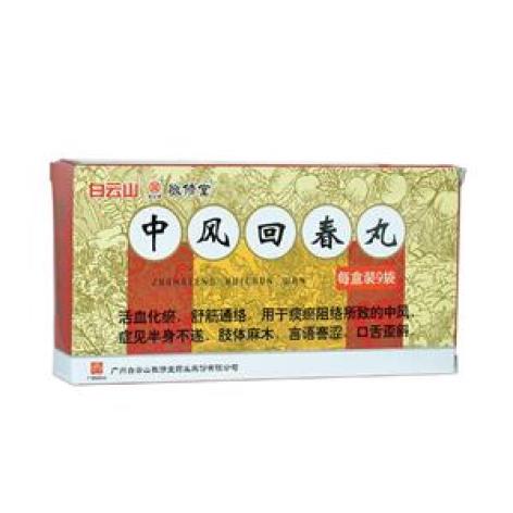 中风回春丸(敬修堂)包装主图 中风回春丸(敬修堂)包装主图