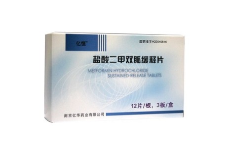 盐酸二甲双胍缓释片(亿恒)主图 盐酸二甲双胍缓释片(亿恒)主图