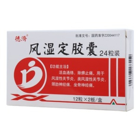 风湿定胶囊(德濟)包装主图
