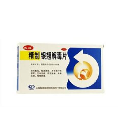 精制银翘解毒片(太极)包装主图 精制银翘解毒片(太极)包装主图