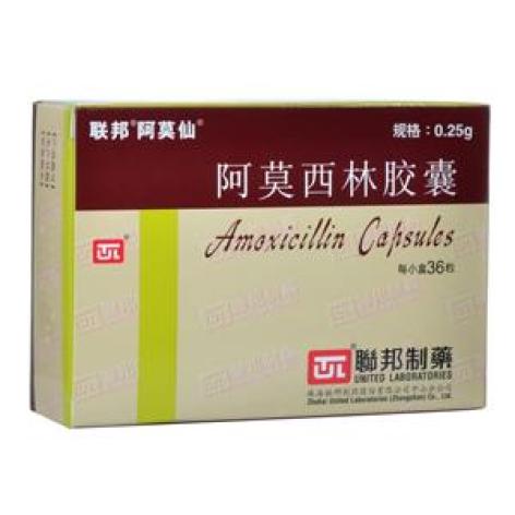 阿莫西林胶囊(阿莫仙)包装主图 阿莫西林胶囊(阿莫仙)包装主图