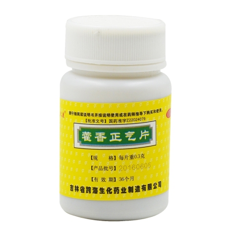 藿香正气片(跨海)包装侧面图2 藿香正气片(跨海)包装侧面图2