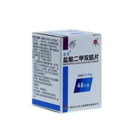 盐酸二甲双胍片(速清)包装主图 盐酸二甲双胍片(速清)包装主图