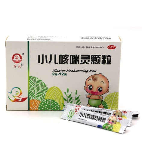 小儿咳喘灵颗粒(百灵)包装侧面图2 小儿咳喘灵颗粒(百灵)包装侧面图2