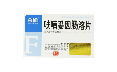 呋喃妥因肠溶片(会通)主图 呋喃妥因肠溶片(会通)主图