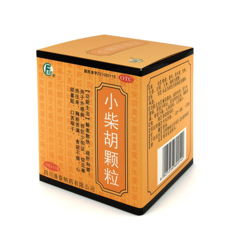 小柴胡颗粒(逢春)包装侧面图3 小柴胡颗粒(逢春)包装侧面图3