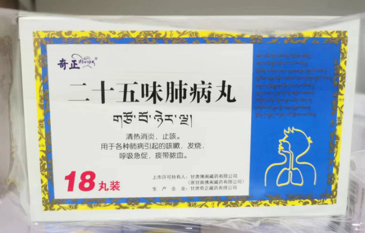 二十五味肺病丸(奇正)包装主图 二十五味肺病丸(奇正)包装主图