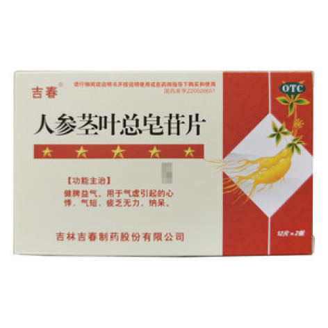 人参茎叶总皂苷片(吉春)包装主图