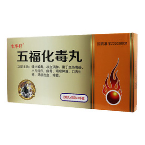 五福化毒丸(吉华舒)包装主图