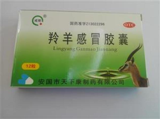 羚羊感冒胶囊(戒欺)包装主图 羚羊感冒胶囊(戒欺)包装主图