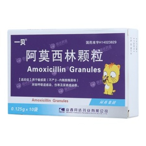阿莫西林颗粒(一贝)包装主图 阿莫西林颗粒(一贝)包装主图