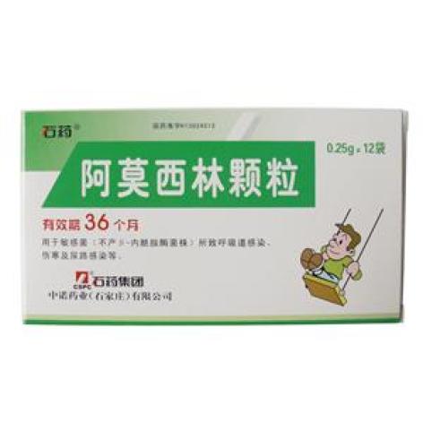 阿莫西林颗粒(石药)包装主图 阿莫西林颗粒(石药)包装主图