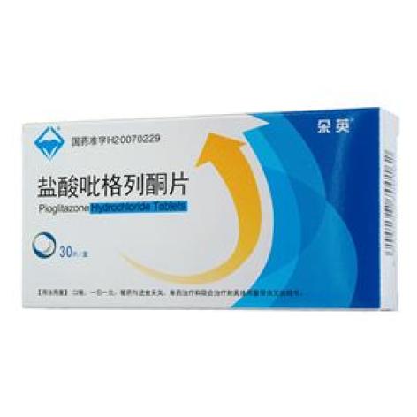 盐酸吡格列酮片(朵英)包装主图 盐酸吡格列酮片(朵英)包装主图