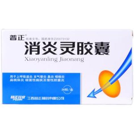 消炎灵胶囊(普正)包装主图 消炎灵胶囊(普正)包装主图