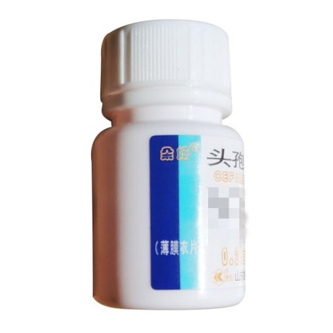 头孢氨苄片(鲁抗)包装侧面图2