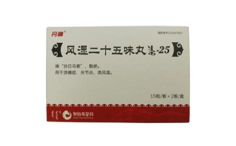 风湿二十五味丸(丹神)主图 风湿二十五味丸(丹神)主图