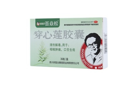 穿心莲胶囊(百焱松)主图 穿心莲胶囊(百焱松)主图